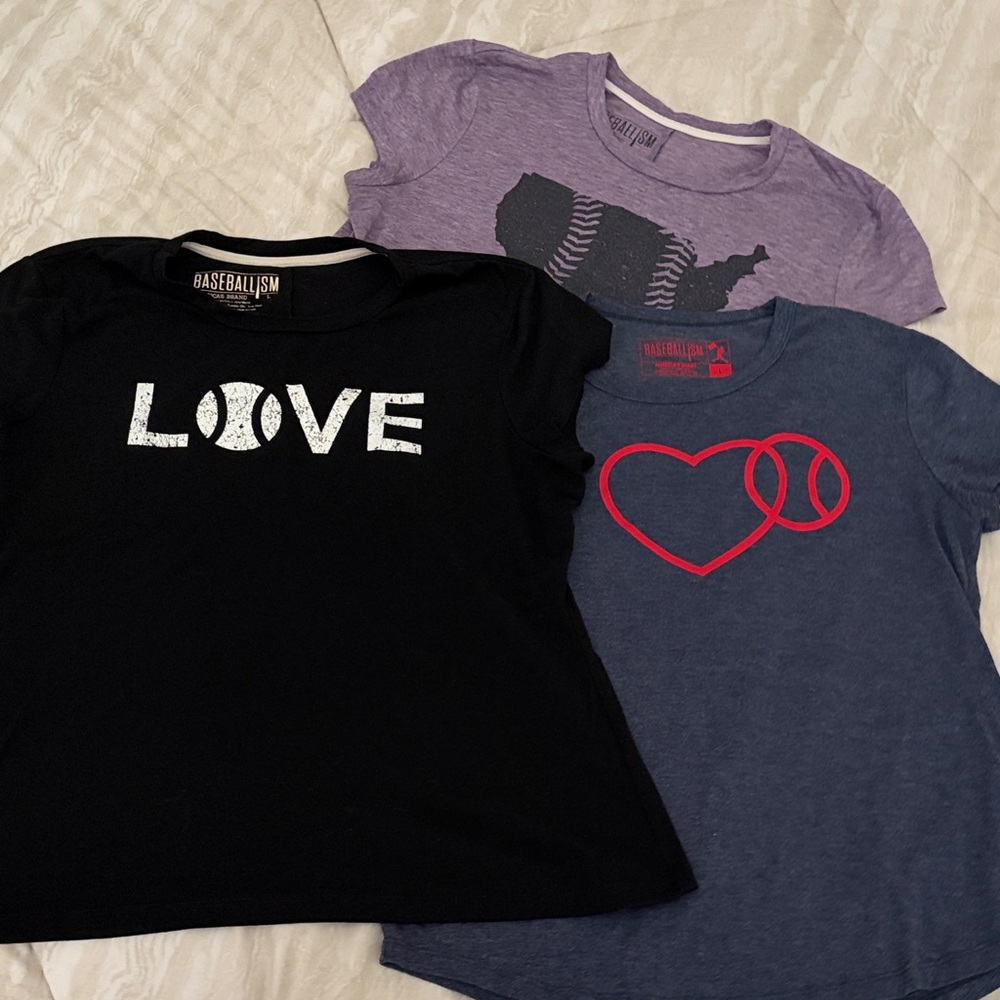 Baseballism Women’s Baseball ⚾️ Tee Bundle ♥️